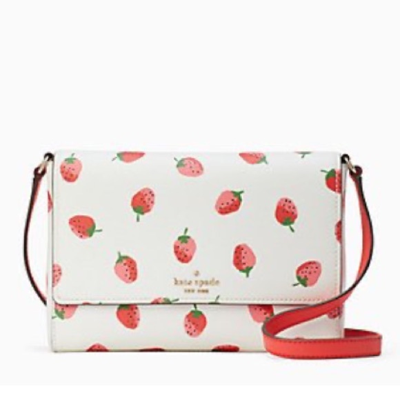 kate spade Handbags - KATE 🖤 STRAWBERRY 🍓 CROSSBODY w/ MATCHING WALLET
